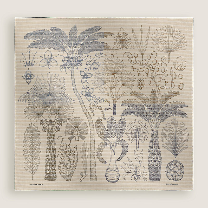 カレジェアン カシミアシルク 《ヤシの目録》 トランザット - ベージュ